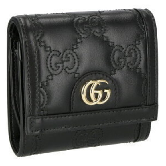Gucci GG Matelasse Bifold Wallet Black - Picture 1 of 3